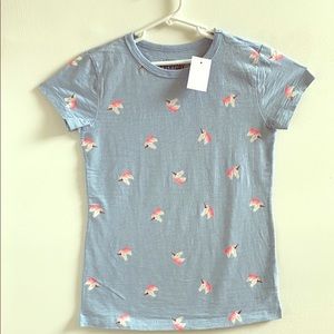 Girls Unicorn T-Shirt NEW